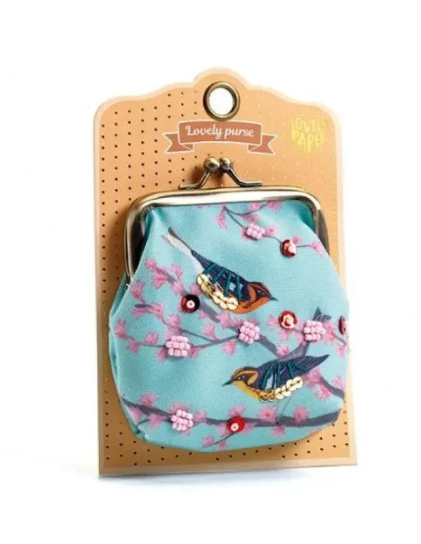 LET83700 Porte Monnaie Oiseaux