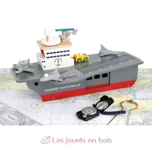 LeT Les enfants Terribles Porte-avion + accessoire - Marine Nationale - Vilac