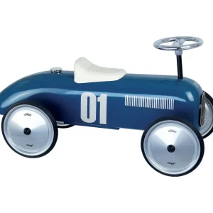 LET83700 Porteur Voiture Vintage - Bleu pétrole - Vilac