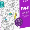 LET83700 Poster géant à colorier - Magic