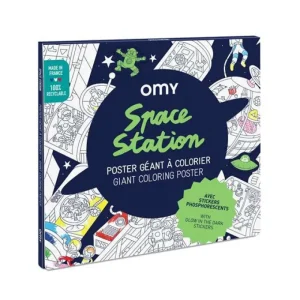 LET83700 Poster géant à stickers - Space Station