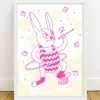 LET83700 Poster Phospho - Bunny