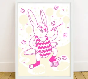 LET83700 Poster Phospho - Bunny