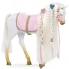 LET83700 Poulain 30 cm - crinière blanche