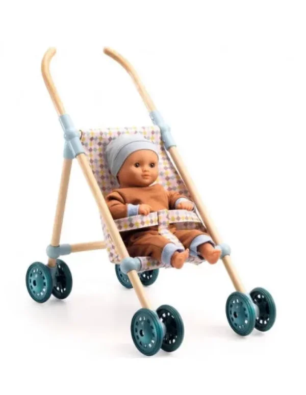 LET83700 Poussette Bois 44cm