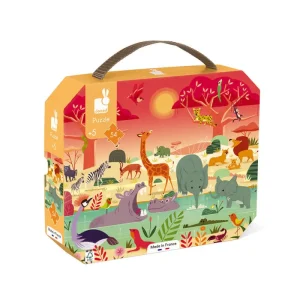 LeT Les enfants Terribles Puzzle - La Réserve Animalière - 54 pcs