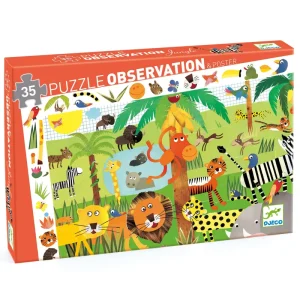 LeT Les enfants Terribles Puzzle d'observation - La Jungle - 35 pcs