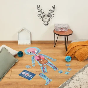 LeT Les enfants Terribles Puzzle éducatif géant - Le corps humain