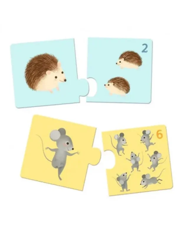 LeT Les enfants Terribles Puzzle duo -  Duo bébés animaux