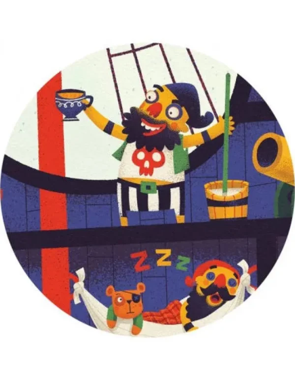 LeT Les enfants Terribles Puzzle Géant - Le Bateau de Pirate 36 pcs
