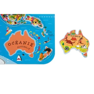 LeT Les enfants Terribles Puzzle magnétique Monde