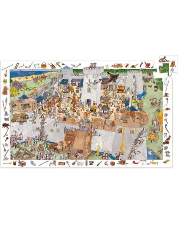 LeT Les enfants Terribles Puzzle observation - Le château fort 100pcs