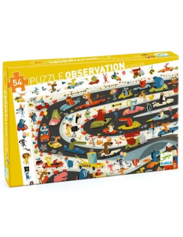 LeT Les enfants Terribles Puzzle observation - Rallye automobile 54pcs