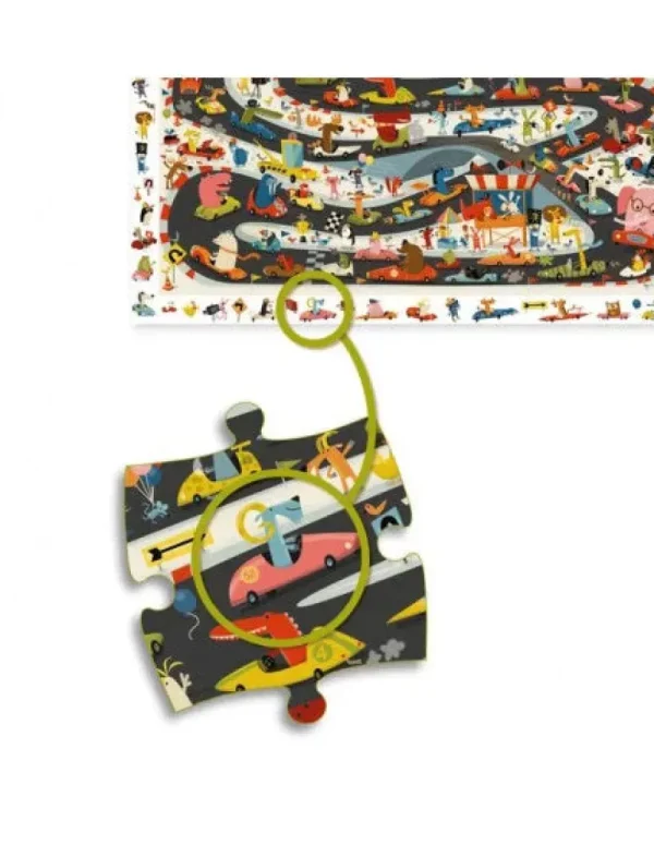 LeT Les enfants Terribles Puzzle observation - Rallye automobile 54pcs