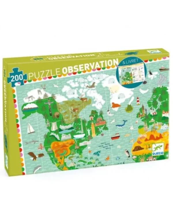 LeT Les enfants Terribles Puzzle observation - Tour du monde 200pcs