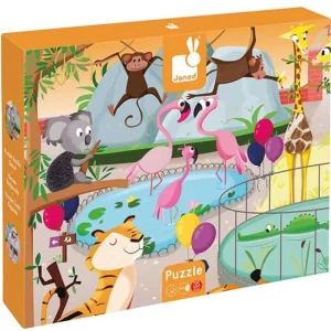 LeT Les enfants Terribles Puzzle Tactile " Une journée au Zoo "