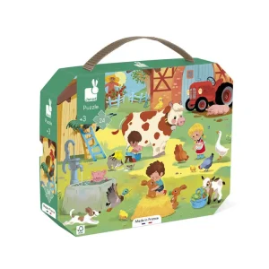 LeT Les enfants Terribles Puzzle une journée a la ferme - 24 pcs