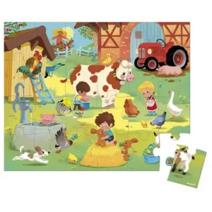 LeT Les enfants Terribles Puzzle une journée a la ferme - 24 pcs