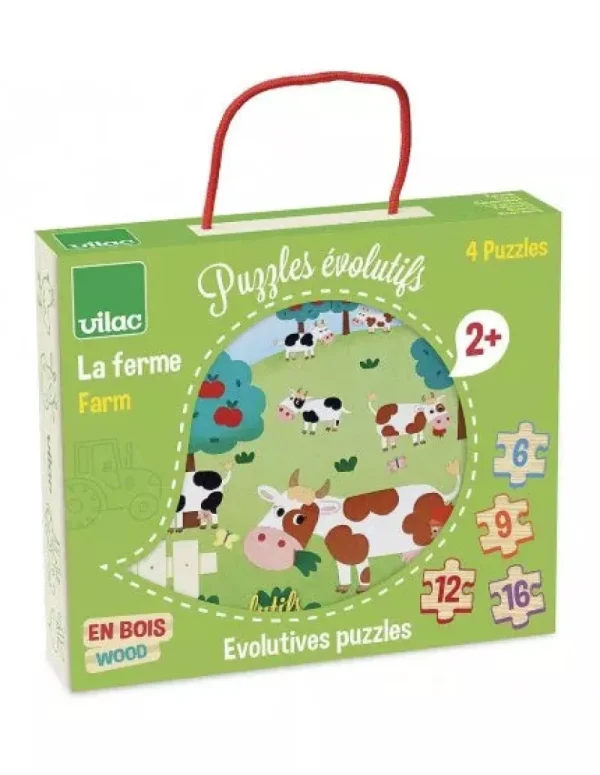 LeT Les enfants Terribles 4 puzzles évolutifs ferme