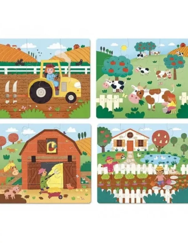 LeT Les enfants Terribles 4 puzzles évolutifs ferme