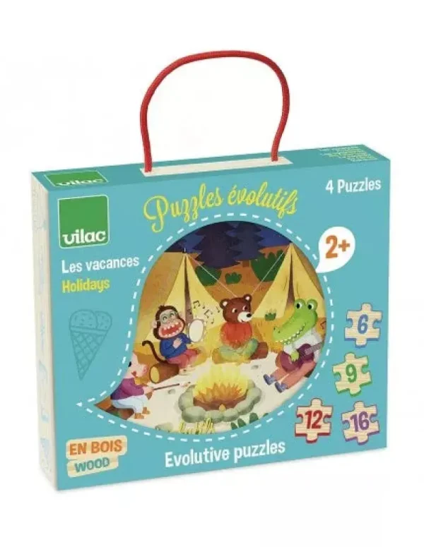 LeT Les enfants Terribles 4 puzzles évolutifs vacances