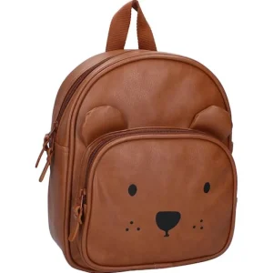 LET83700 Sac à dos enfant - ours cognac  - BB&Co
