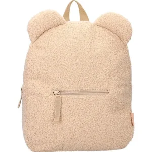 LET83700 Sac à dos enfant - ourson bouclette beige -  BB&Co