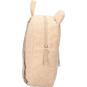 LET83700 Sac à dos enfant - ourson bouclette beige - BB&Co