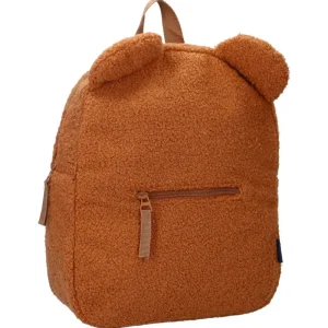 LET83700 Sac à dos enfant - ourson bouclette caramel - BB&Co