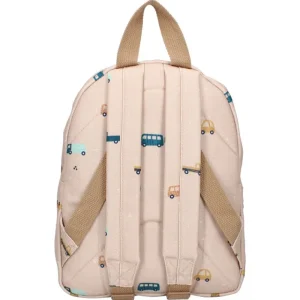 LET83700 Sac à dos enfant Sweet Cuddles - Voitures beige - BB&Co