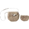 LET83700 Sac + porte-monnaie ourson/ feuillages
