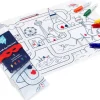 LET83700 Set en silicone à colorier- Circuit - SuperPetit