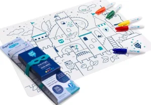 LET83700 Set en silicone Château à colorier