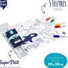 LET83700 Set en silicone Sur la Banquise à colorier