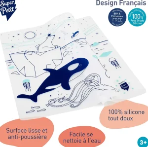 LET83700 Set en silicone Sur la Banquise à colorier