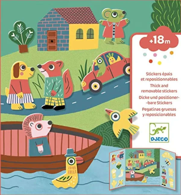 LeT Les enfants Terribles Stickers repositionnables - Les animaux