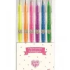 LeT Les enfants Terribles 6 stylos gel fluo