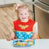 LET83700 SUPER Bavoir avec cape amovible "Wonder Woman"