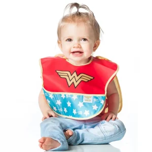 LET83700 SUPER Bavoir avec cape amovible "Wonder Woman"