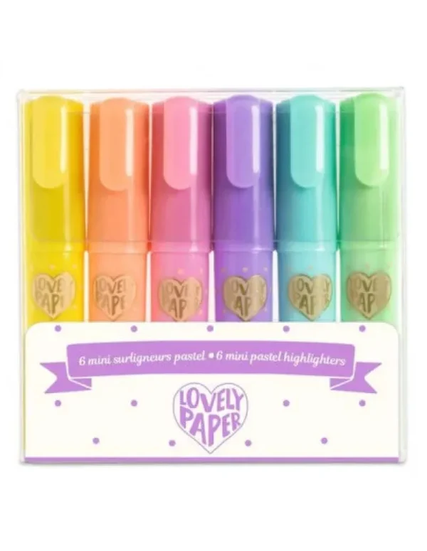 LeT Les enfants Terribles Surligneurs 6 mini pastels