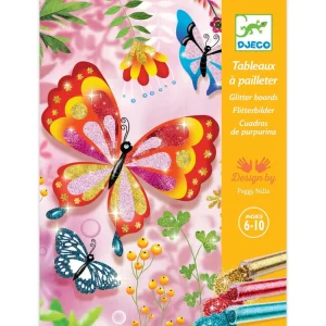LeT Les enfants Terribles Tableau a paillettes papillons - Janod