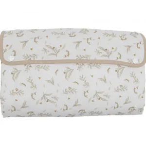 LET83700 Tapis à Langer imp. feuilles/biscuit