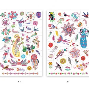 LeT Les enfants Terribles Tatouages - plume color