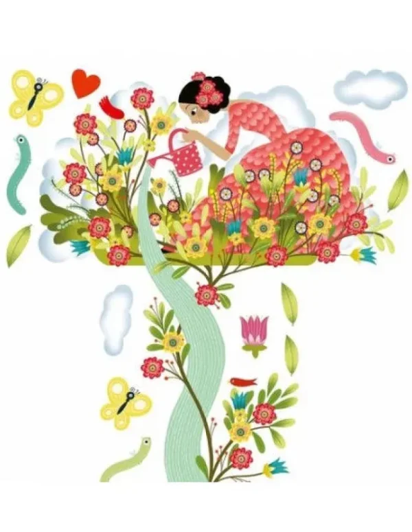 LeT Les enfants Terribles Toise Jeune fille au jardin - Djeco