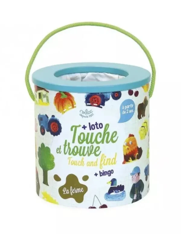 Enfant LET83700 Touche et trouve - La ferme