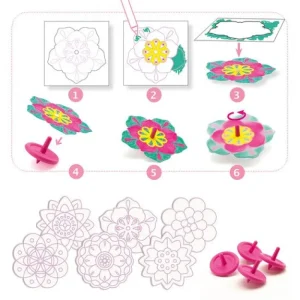 LeT Les enfants Terribles Toupies DIY - Fleurs