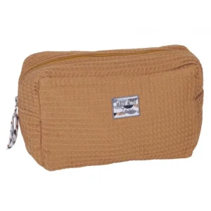 LET83700 Trousse de toilette en nid d'abeille Noisette