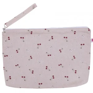 LET83700 Trousse plastifiée cerises skin/ tomette