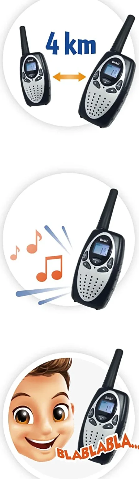 LET83700 Walkie Talkie - Rechargeable